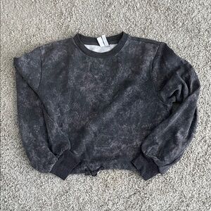 Zella Charcoal Tie-Dye Sweatshirt